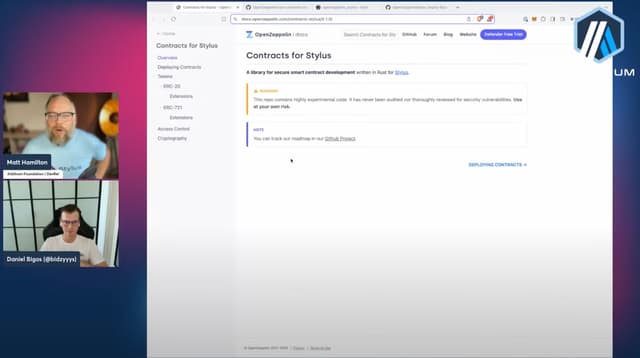Stylus Showcase Episode 3, OpenZeppelin